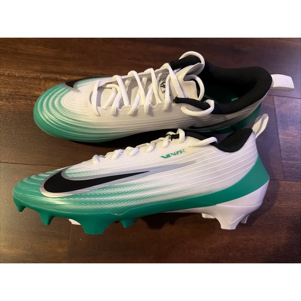 New Nike Mens Vapor Speed 3 Football Cleats Size 11 White Green Black